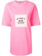 Sjyp Neon Graphic T-shirt - Pink