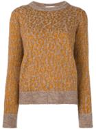 Christian Wijnants Leopard Pattern Jumper - Nude & Neutrals