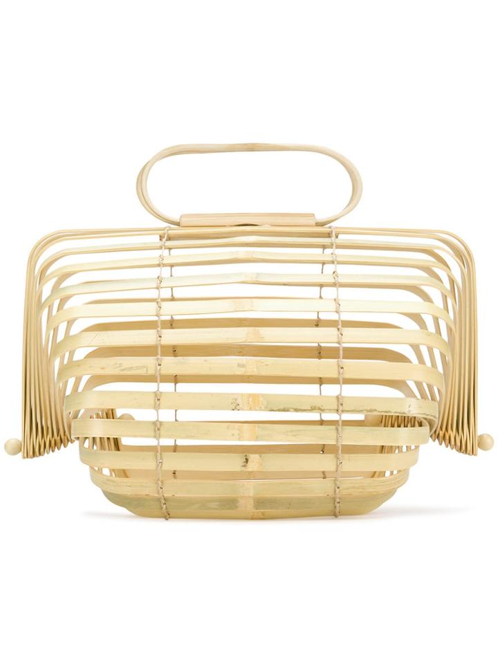 Cult Gaia Lilleth Collapsible Tote - Nude & Neutrals