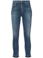Citizens Of Humanity Faded Cropped Jeans - Blue