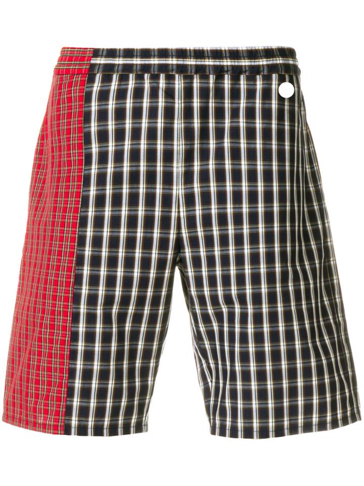 Gosha Rubchinskiy Checked Bermuda Shorts - Blue