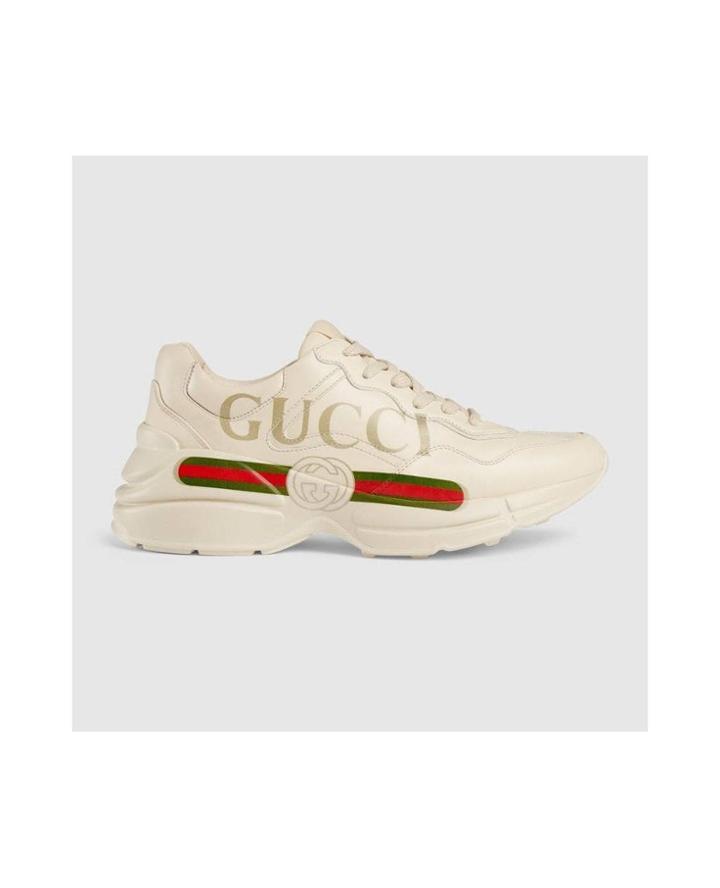 Fashion Concierge Vip Gucci - Rhyton Gucci Logo Leather Sneaker 22475
