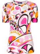 Emilio Pucci Printed Crew-neck T-shirt - Multicolour