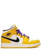 Jordan Teen Air Jordan 1 Retro Mid Se Sneakers - Yellow