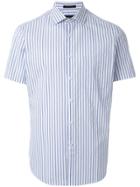 D'urban Striped Short Sleeve Shirt - Blue