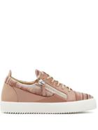 Giuseppe Zanotti Gail Panelled Sneakers - Pink