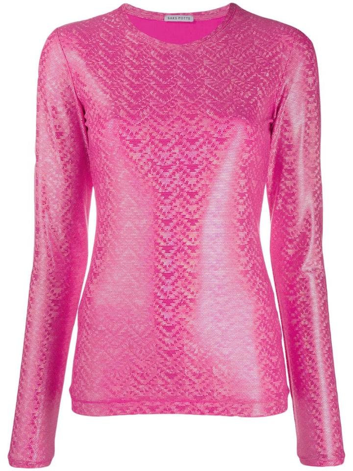 Saks Potts Shimmer Top - Pink