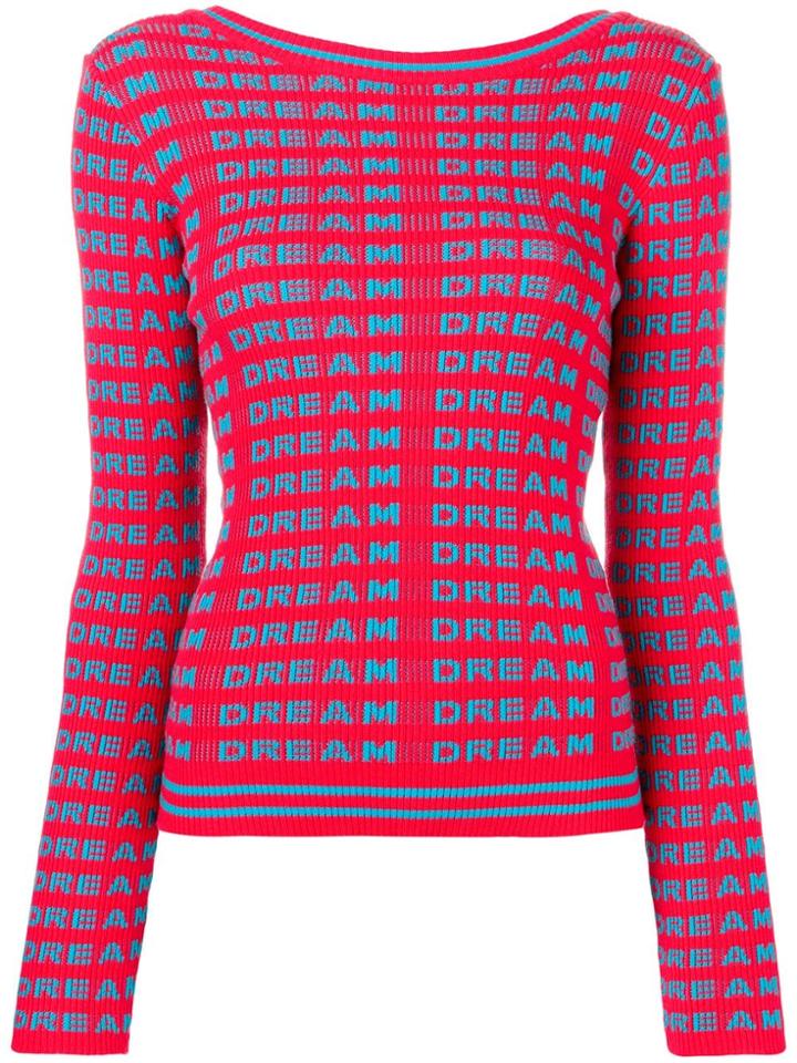 Msgm 'dream' Jumper - Red