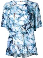 Ginger & Smart 'arctic' Blouse, Women's, Size: 14, Blue, Silk