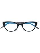 Saint Laurent Eyewear 264 Round Eyeglasses - Black