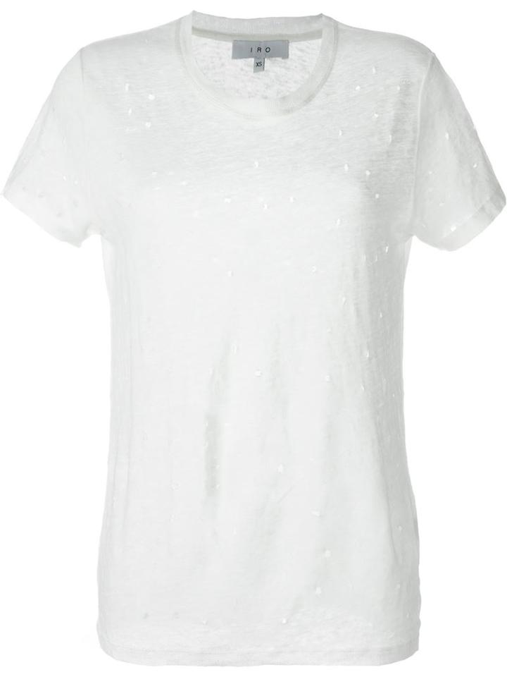 Iro Hole Detail T-shirt