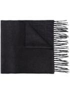 Fendi Ff Logo Scarf, Women's, Grey, Silk/cashmere