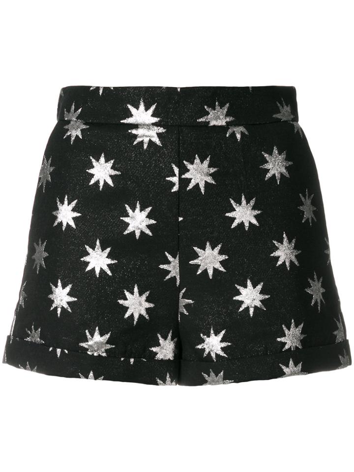 Christian Pellizzari Star Embellished Shorts - Black