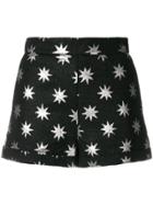 Christian Pellizzari Star Embellished Shorts - Black