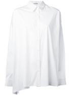 Jil Sander - Longsleeve Shirt - Women - Cotton/polyamide/spandex/elastane - 34, White, Cotton/polyamide/spandex/elastane