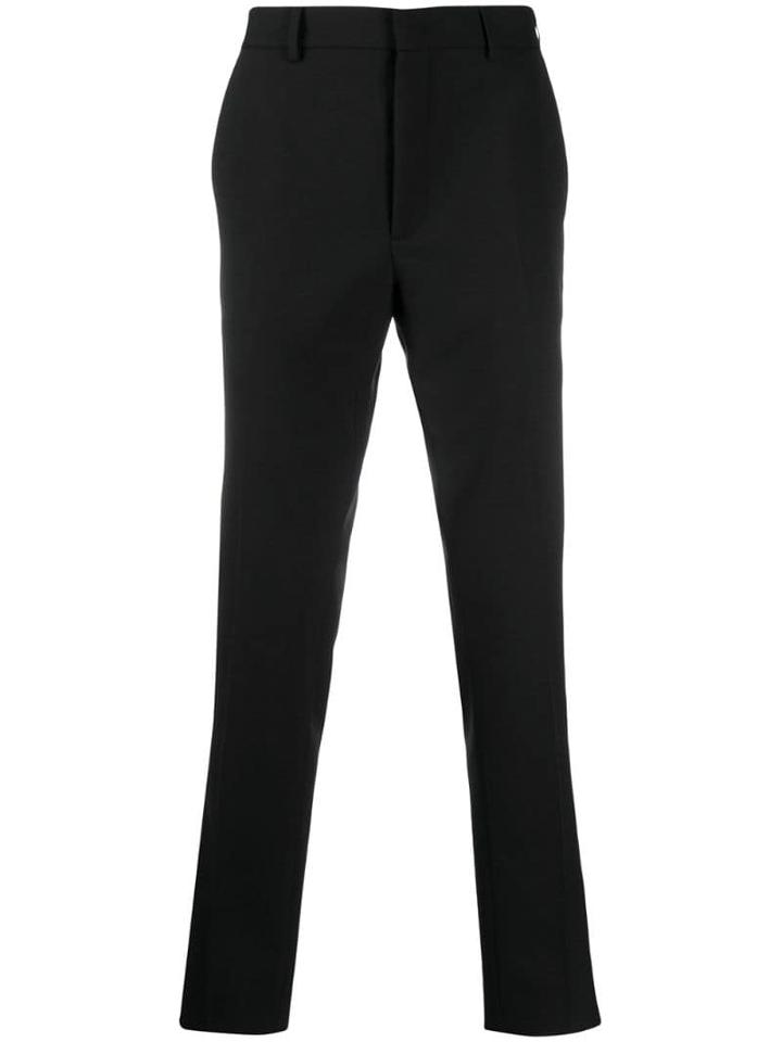 Fendi Straight-leg Tailored Trousers - Black