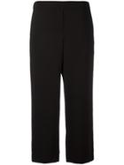 P.a.r.o.s.h. Loose Cropped Trousers - Black