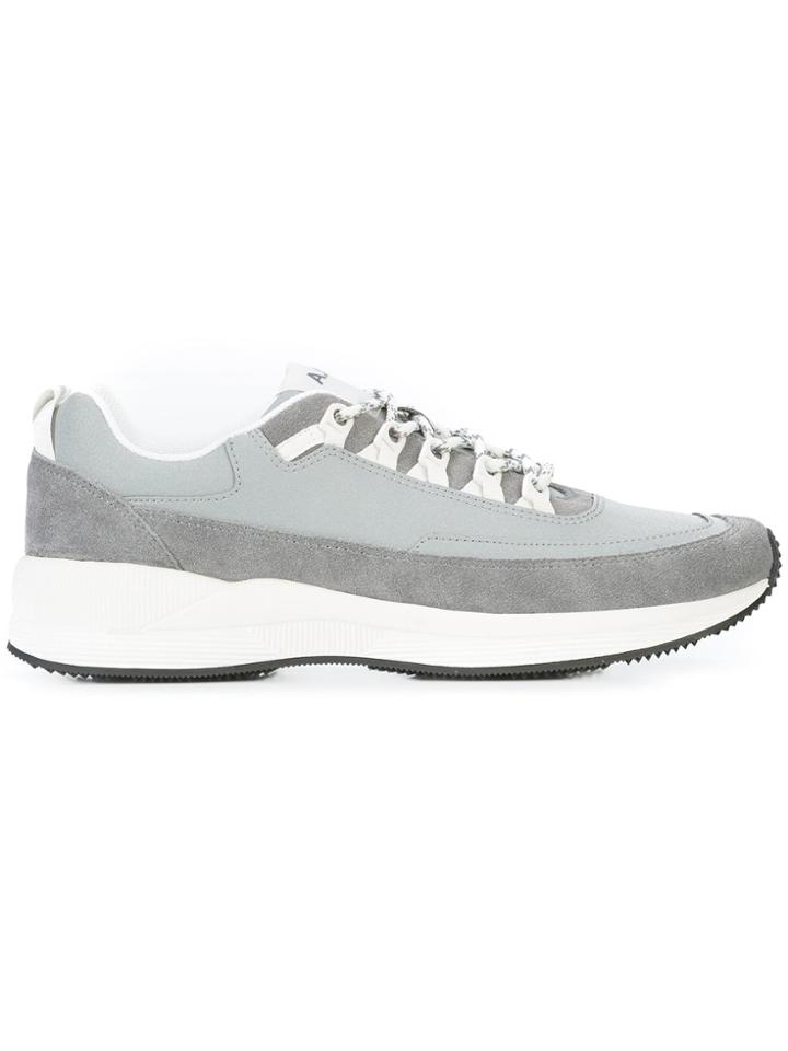 A.p.c. Lace-up Sneakers - Grey