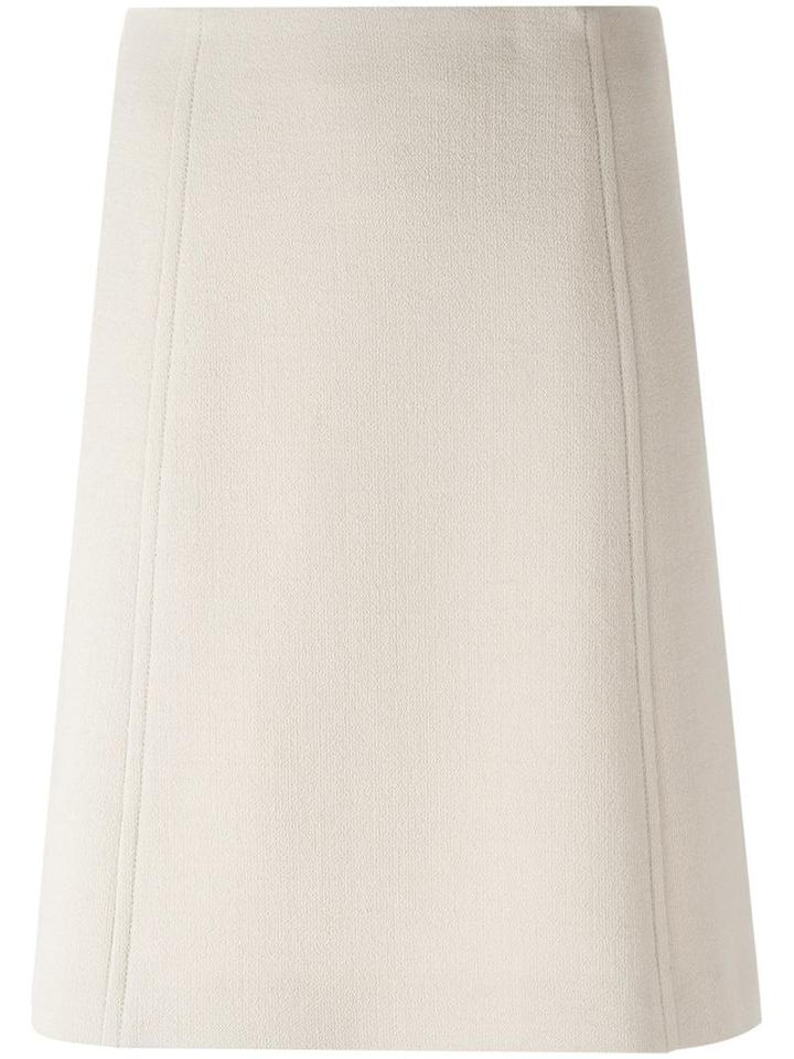 Sonia Rykiel Straight Fit Panelled Skirt, Women's, Size: 36, Grey, Cupro/spandex/elastane/polyamide/wool