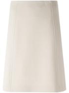 Sonia Rykiel Straight Fit Panelled Skirt, Women's, Size: 36, Grey, Cupro/spandex/elastane/polyamide/wool