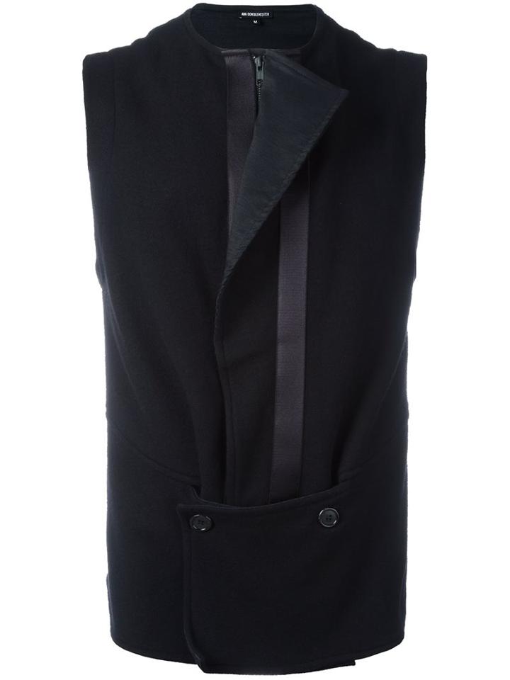 Ann Demeulemeester Button Detail Gilet