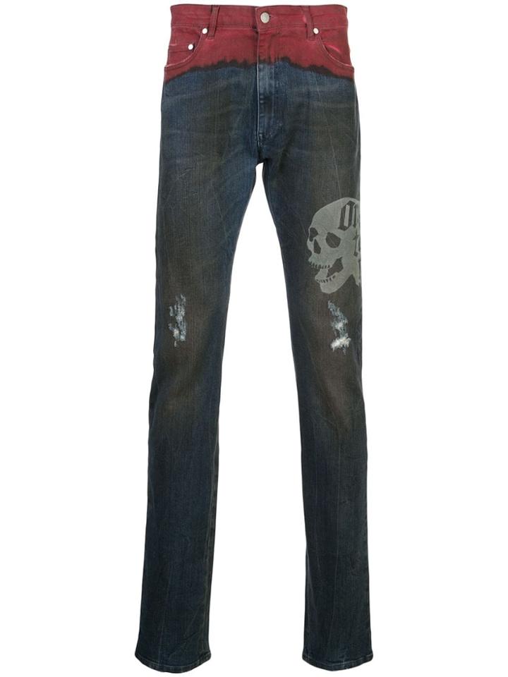Alchemist Alchemist Holt Etched Dip Dyed Jean - Blue