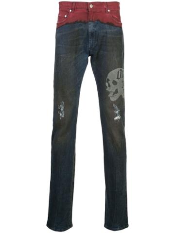 Alchemist Alchemist Holt Etched Dip Dyed Jean - Blue