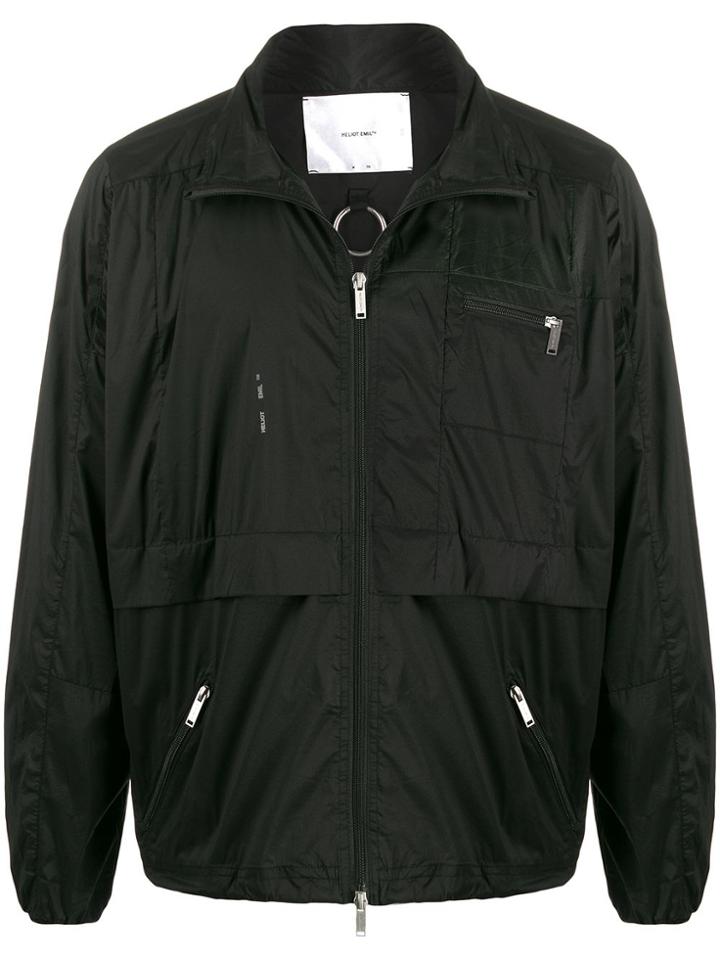 Heliot Emil Lightweight Shell Windbreaker - Black
