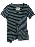 Greg Lauren - Distressed Patchwork T-shirt - Women - Cotton - 2, Green, Cotton