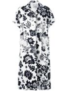Antonio Marras Short Sleeve Coat, Women's, Size: 40, White, Cotton/viscose/glass
