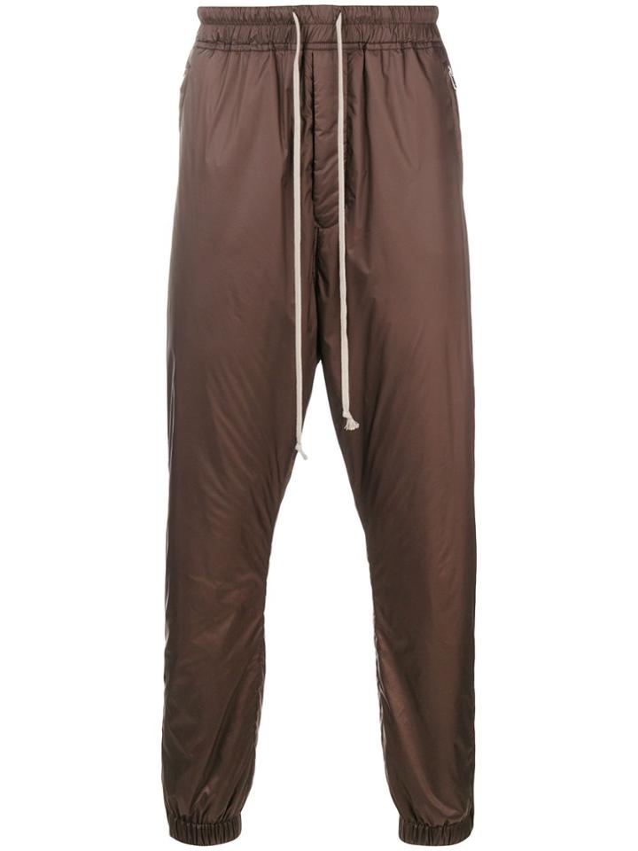 Rick Owens Drop-crotch Drawstring Trousers - Brown