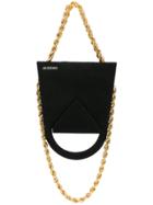 Jacquemus Chain-embellished Tote - Black
