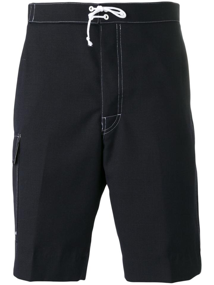 Thom Browne Drawstring Shorts - Blue