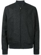 Kent & Curwen Tweed Bomber Jacket - Grey