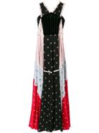 Valentino Bouquet Print Evening Dress - Multicolour