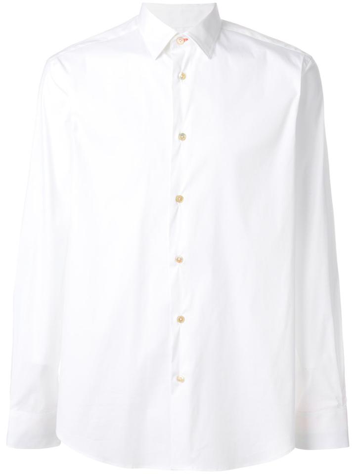 Paul Smith Long Sleeved Shirt - White