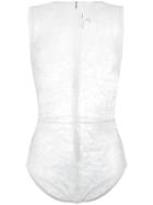 Gilda & Pearl Ava Body, Women's, Size: Medium, White, Silk