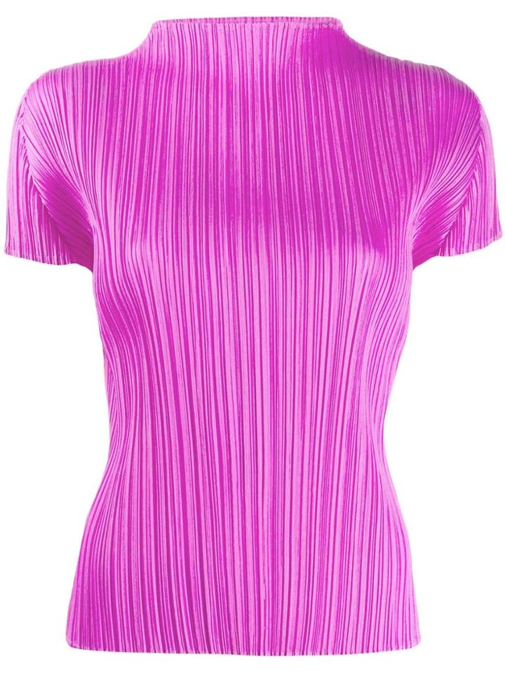Pleats Please By Issey Miyake Plissé Top - Pink