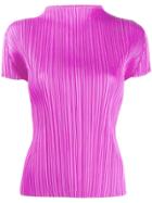 Pleats Please By Issey Miyake Plissé Top - Pink
