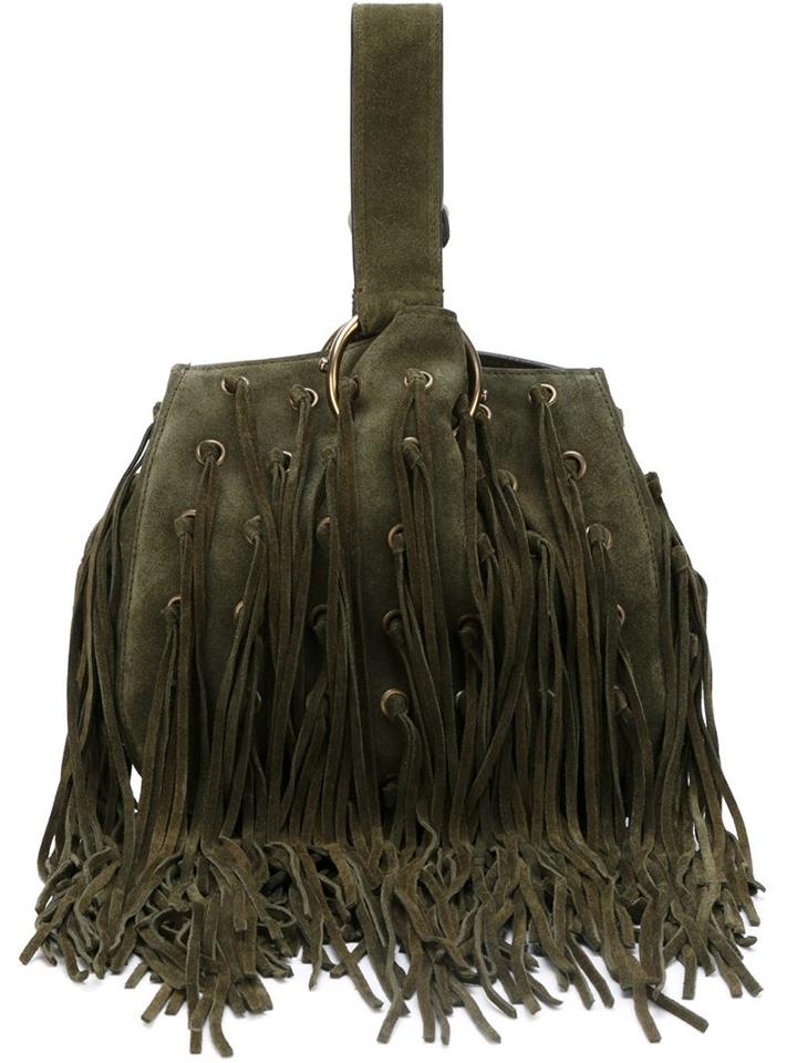 Roberto Cavalli Fringed Handbag