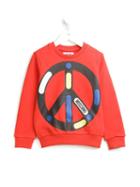 Moschino Kids 'peace' Logo Sweatshirt