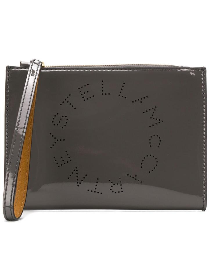 Stella Mccartney Faux Leather Clutch - Grey