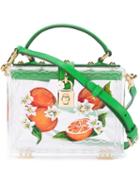 Dolce & Gabbana 'dolce' Box Tote, Women's, Green, Acrylic/leather