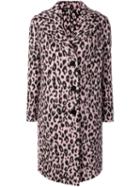 Ermanno Scervino Leopard Pattern Coat - Pink