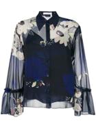 See By Chloé Floral Print Blouse - Blue