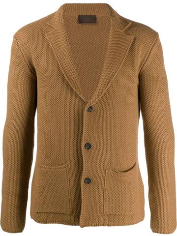 Altea Spread Collar Jacket - Brown