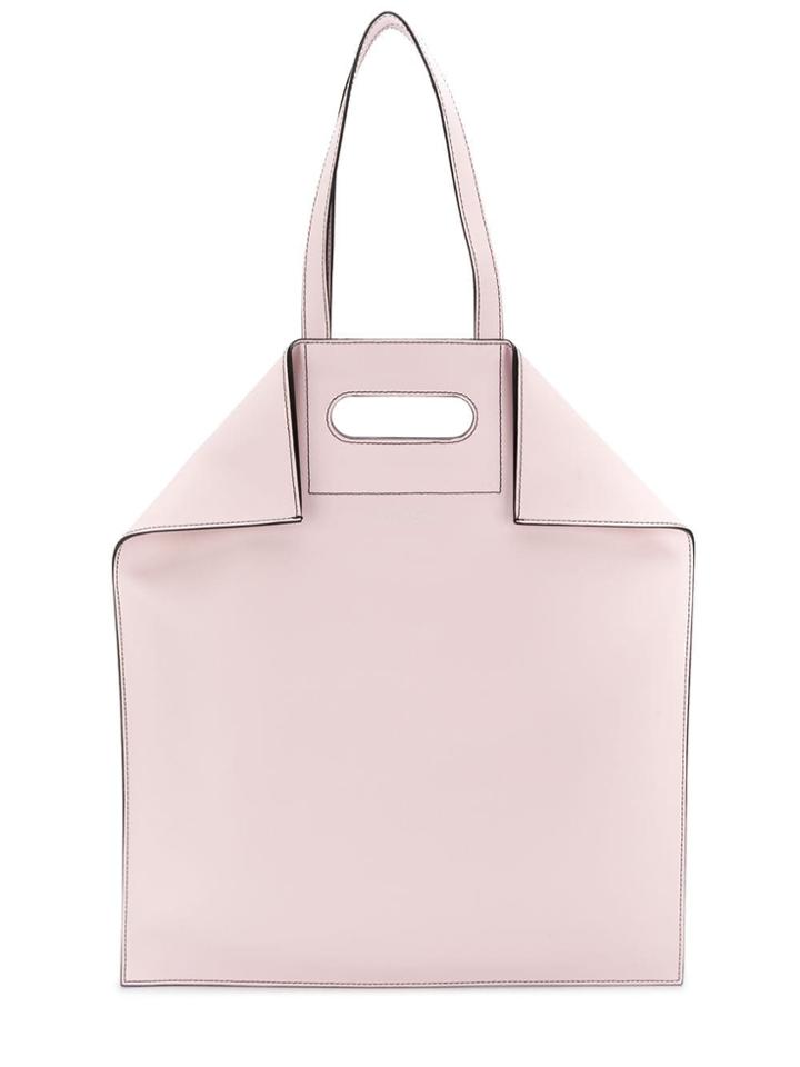 Alexander Mcqueen Leather Shopper Tote - Pink