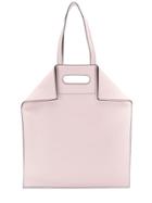 Alexander Mcqueen Leather Shopper Tote - Pink