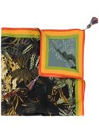 Etro Jungle Print Scarf - Black