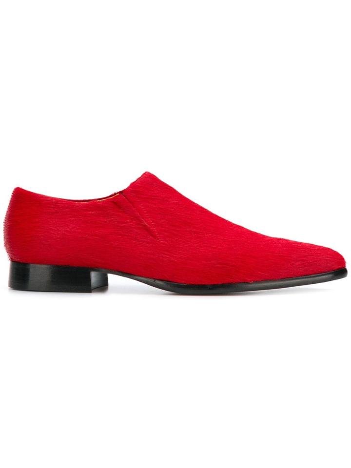 Ports 1961 Pointed Toe Loafers - Red